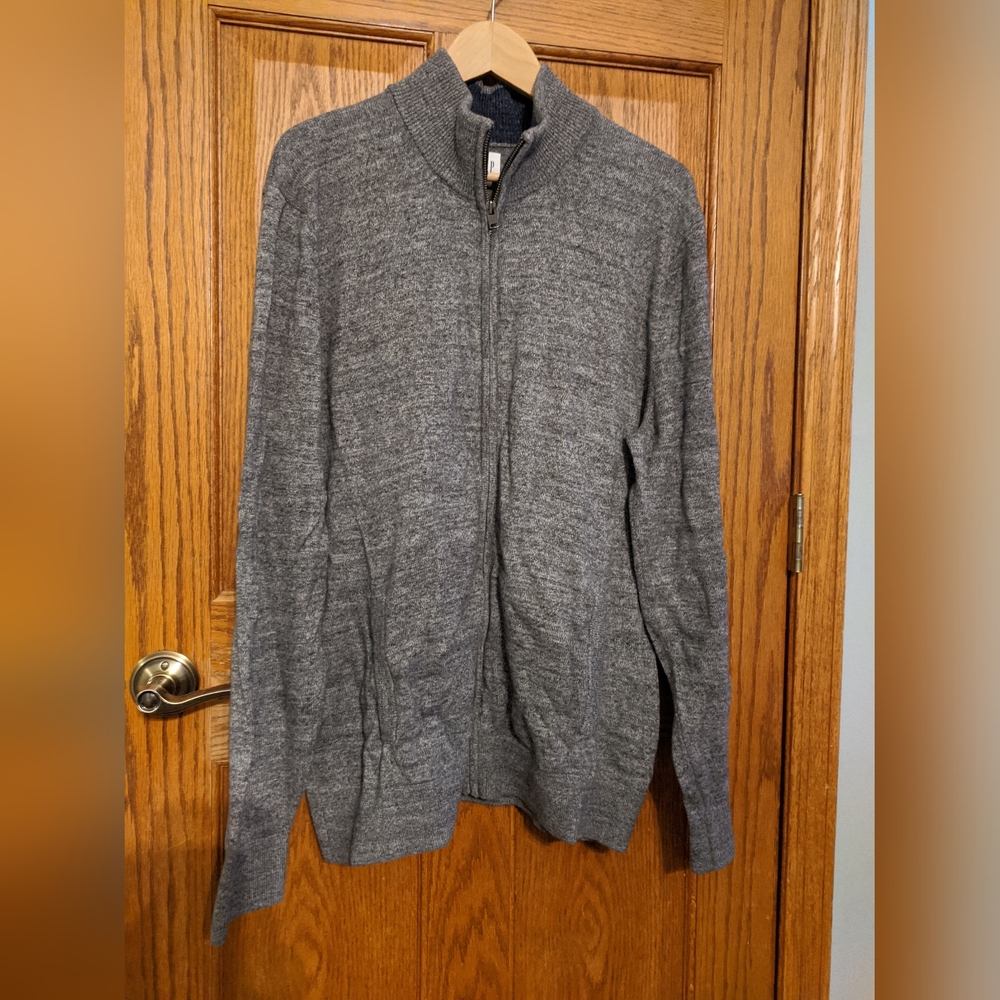 Gap men's full zip dress sweater